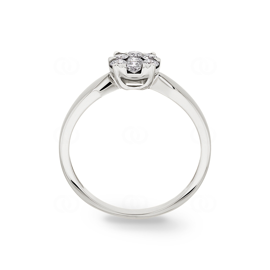 Verlobungsring 750/18 K Weissgold mit Diamanten 0.33 ct H/si by CHRISTIAN
