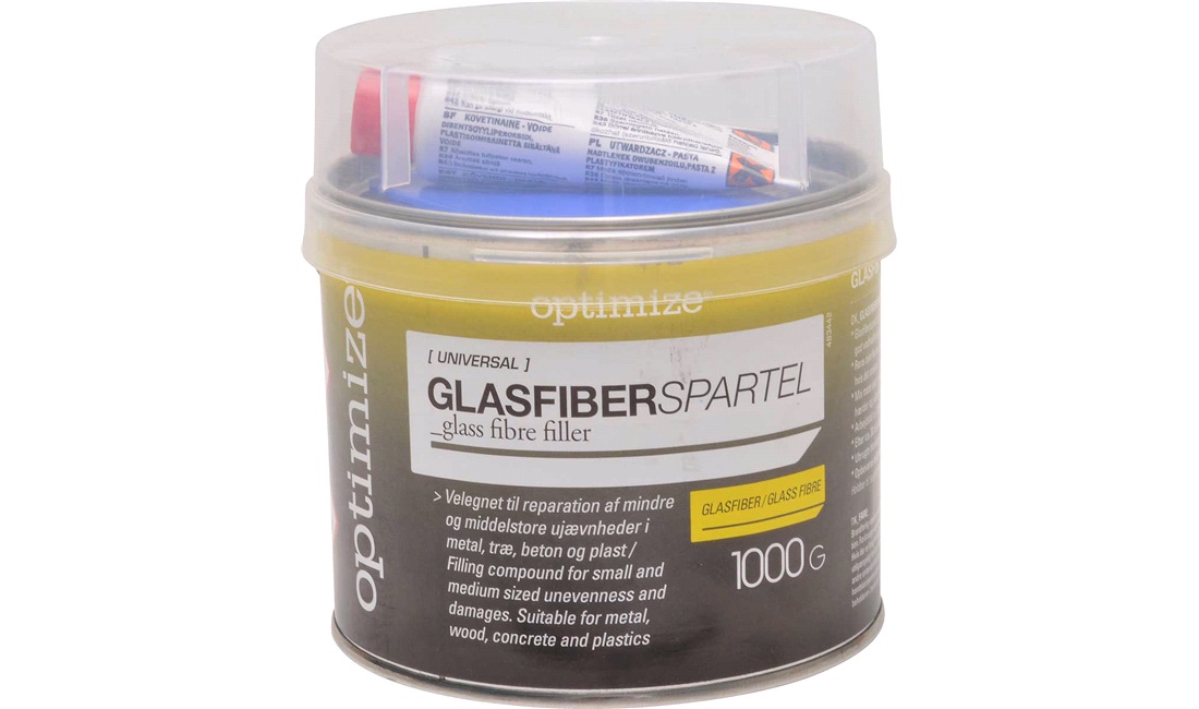 Glasfiber spartel 1000 g Optimize