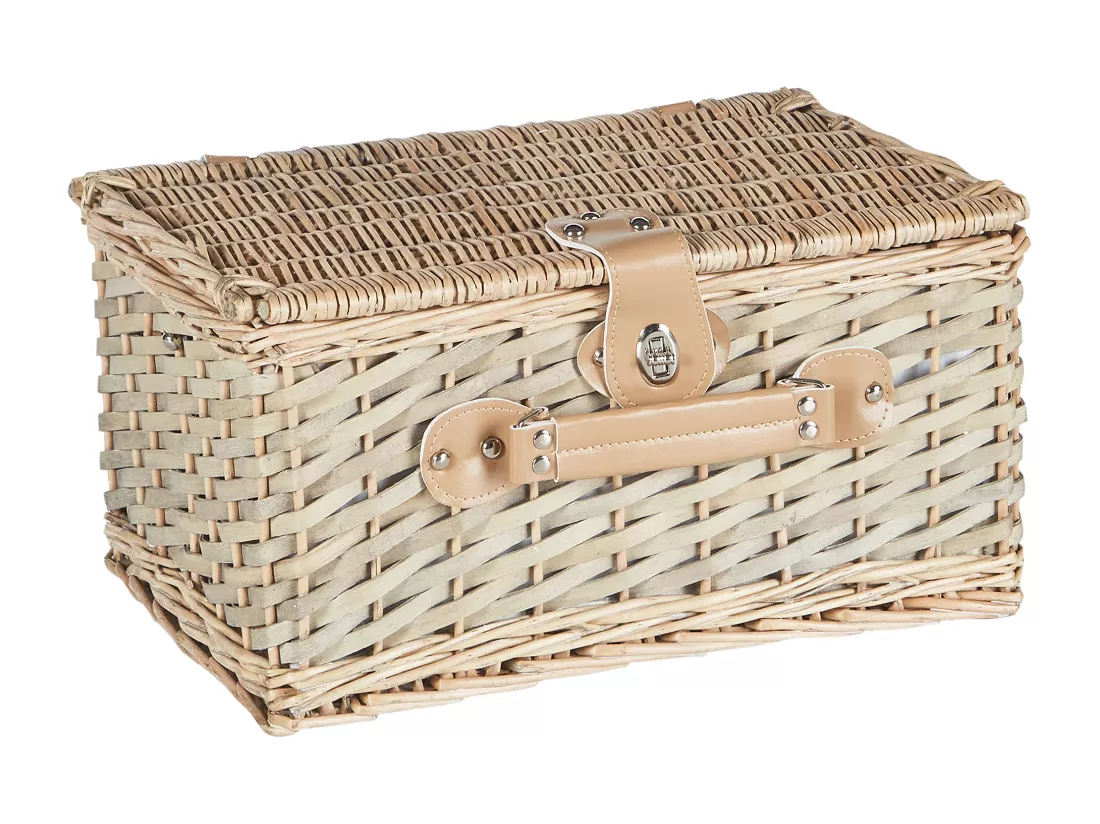 Panier de pique-nique CLEMENTINE Osier Naturel