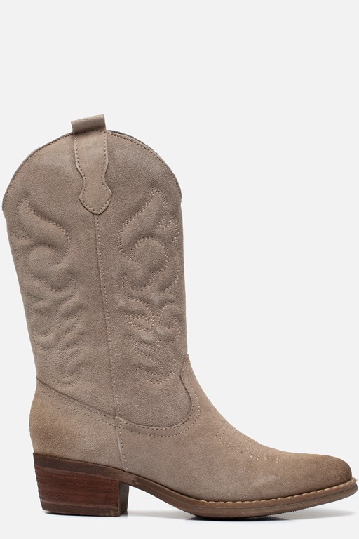 Muyters Cowboylaarzen beige Suede