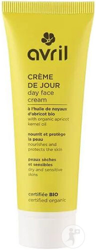 Avril Crème De Jour Peaux Sèches Et Sensibles Tube 50ml