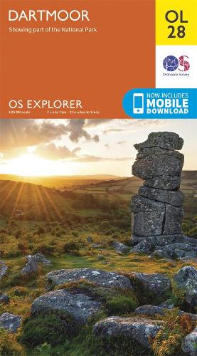 Dartmoor - OS Explorer OL 28 (Sheet map, folded)