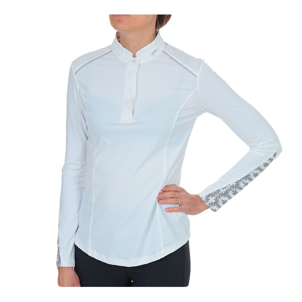 Pénélope ANAIS - Polo de concours Femme blanc