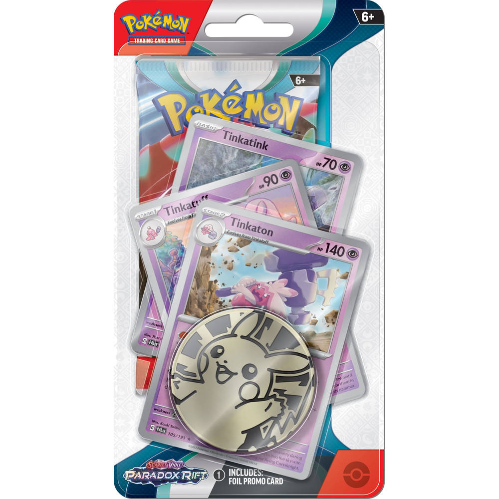 Pokémon TCG Scarlet & Violet Paradox Rift premium checklane blister Tinkaton
