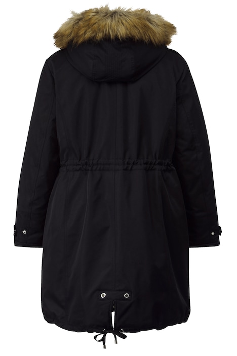 Parka, Straight Fit, Teddyfutter, Kapuze, 2-Wege-Zipper, Langarm