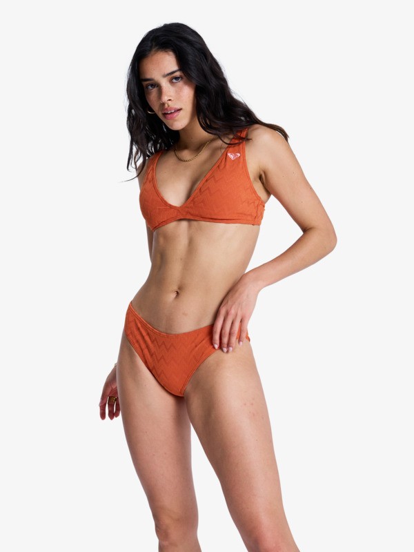 Current Coolness Moderate Bas de maillot de bain classique Orange Femme