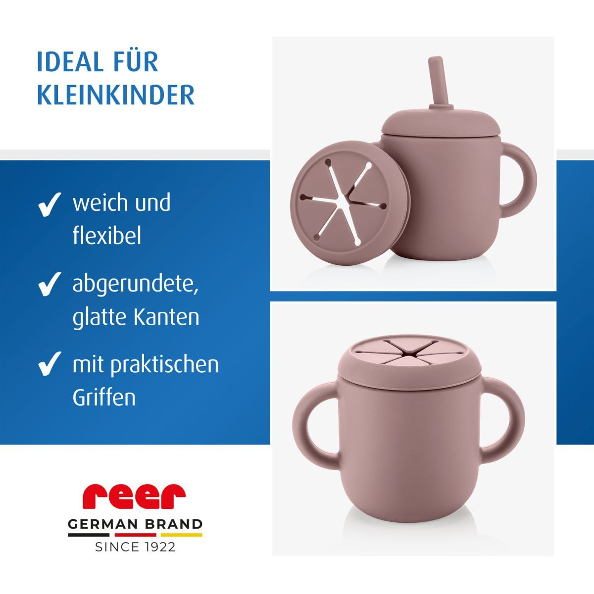 reer 2in1 Trink- & Snackbecher