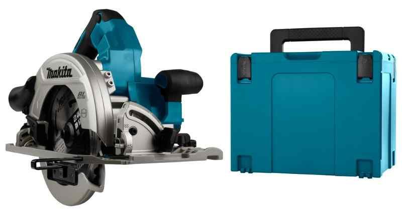 Makita DHS783ZJU 2x18 V Cirkelzaag 190 mm zonder accu's en lader, met aws zender, in mbox