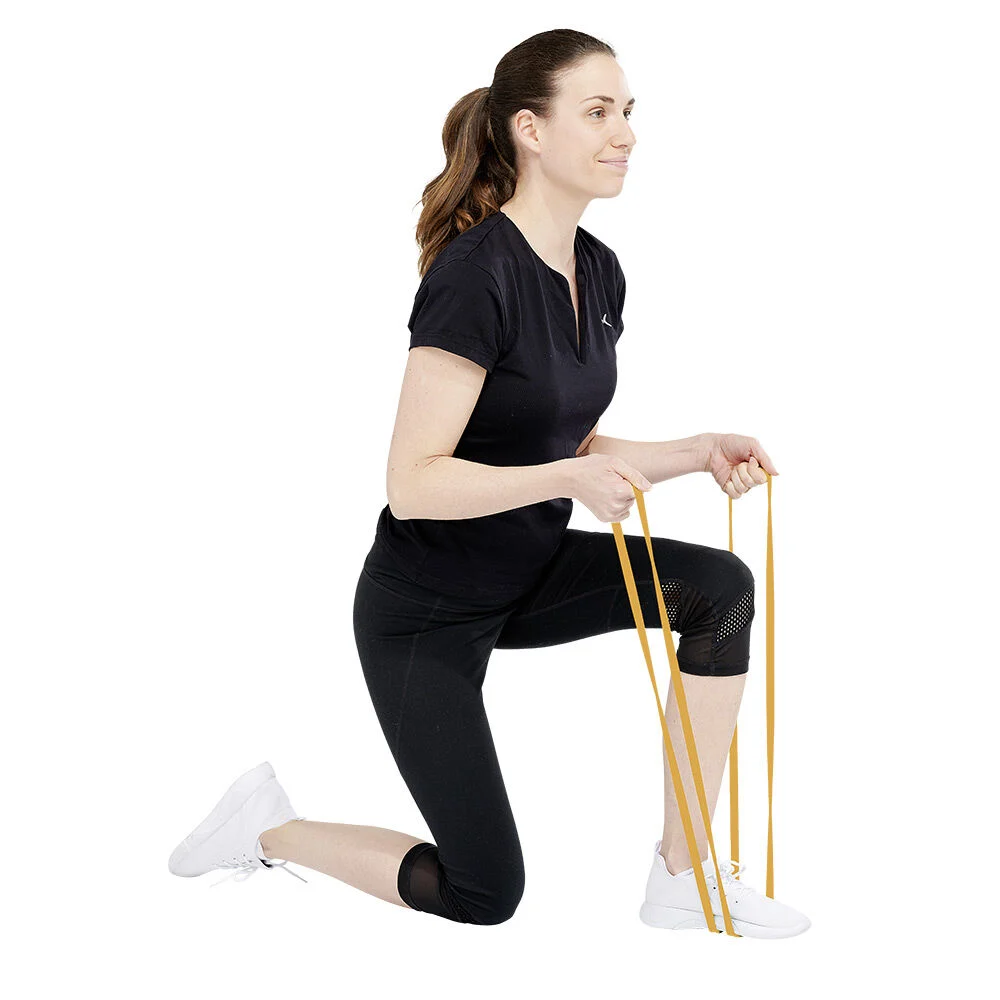 Élastique fitness force 2 à 7 jaune