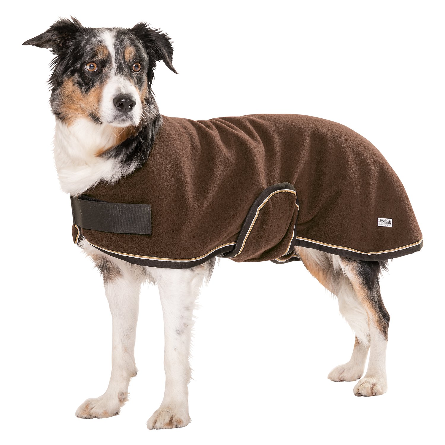EQUEST 4DOGS Hundemantel Alpha Fleece  - mokka