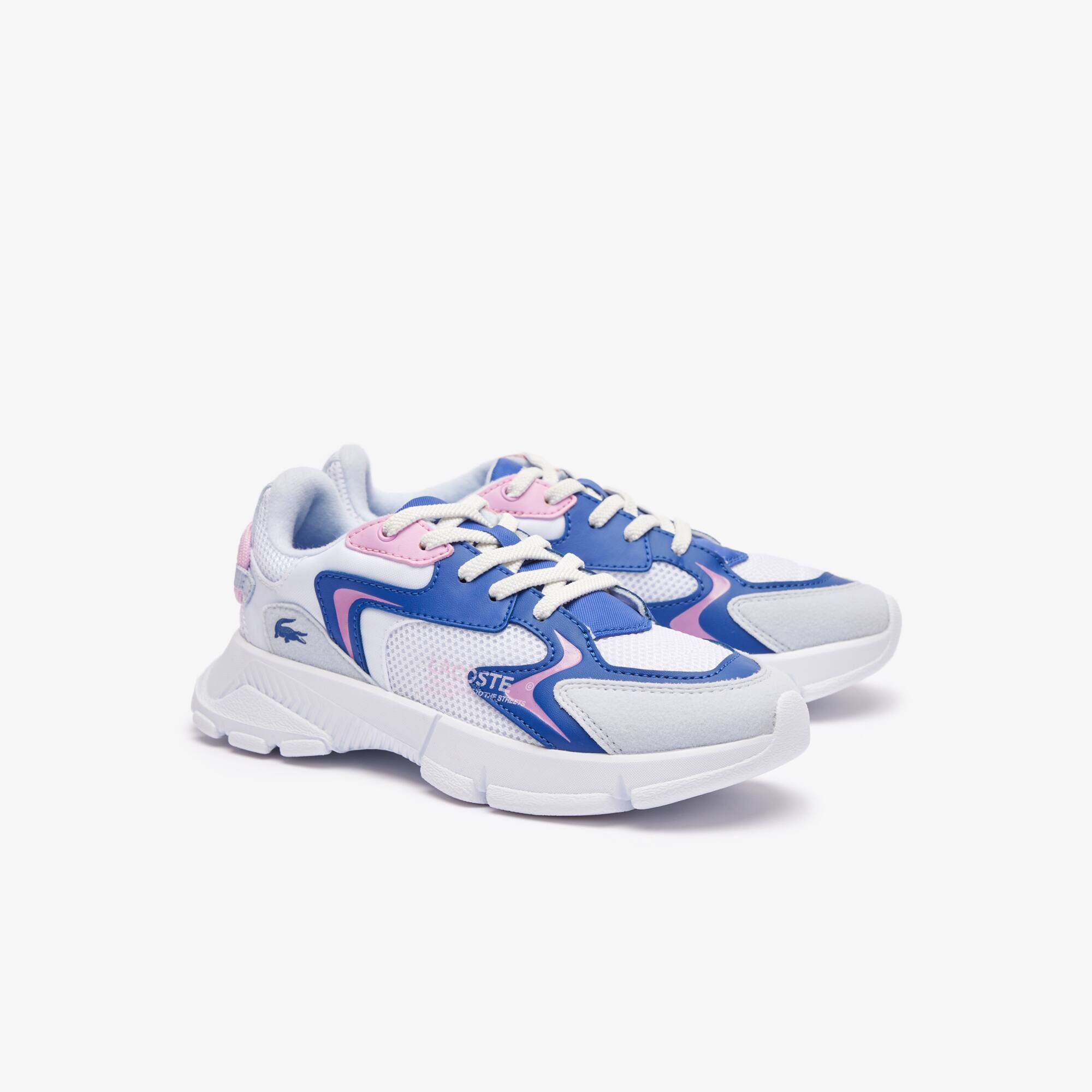Kinder-Sneakers L003 Neo aus Textil Sneakers - Blau - Lacoste - Kinder
