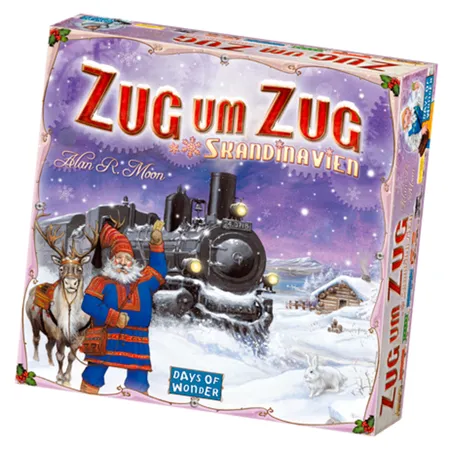 Asmodee Days of Wonder Zug um Zug: Skandinavien Grundspiel