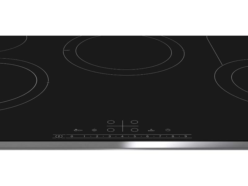 Bosch Glaskeramik-Kochfeld PKC845FP2C Aufliegend Glaskeramik-Kochfeld mit 4 Herdplatten