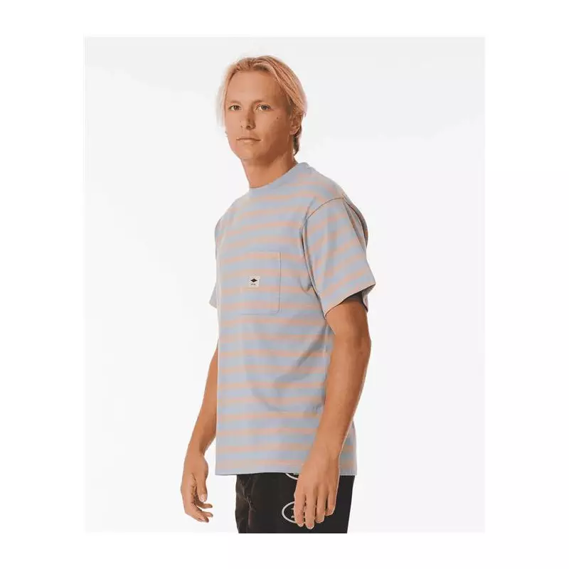 Teeshirt RIPCURL Quality Surf Products Stripe T Tradewinds M
