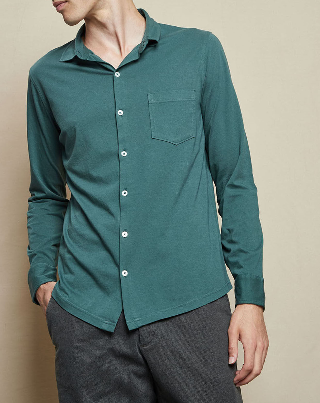 Hartford Chemise Polo Jersey vert forêt