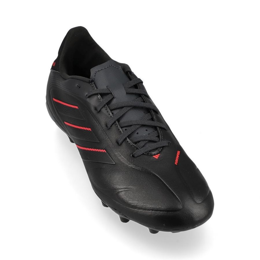 adidas Copa Pure League III FG/AG Stealth Victory - Noir/Lucid Red Enfant