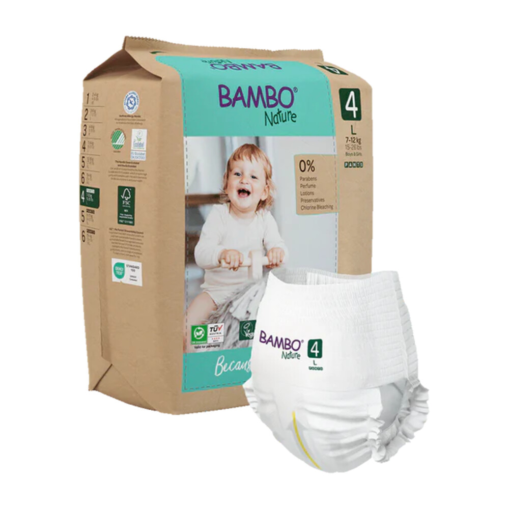 Bambo Nature Luierbroekjes Maat 4 (7-12 kg)20 stuks