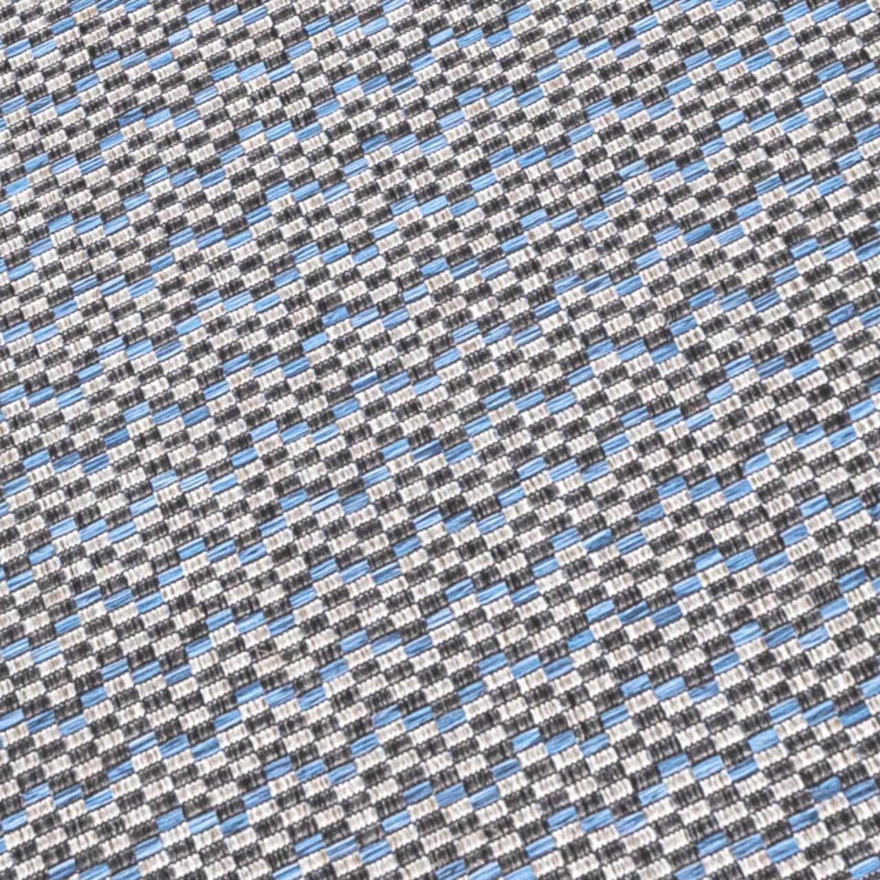 In Outdoor Teppich Beige, Vintage Design, Flachgewebe, Wetterfest