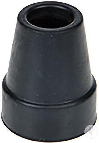 Bota Embout Caoutchouc Canne Pliable Modèle Quattro Taille 18 mm Noir 1 Pièce