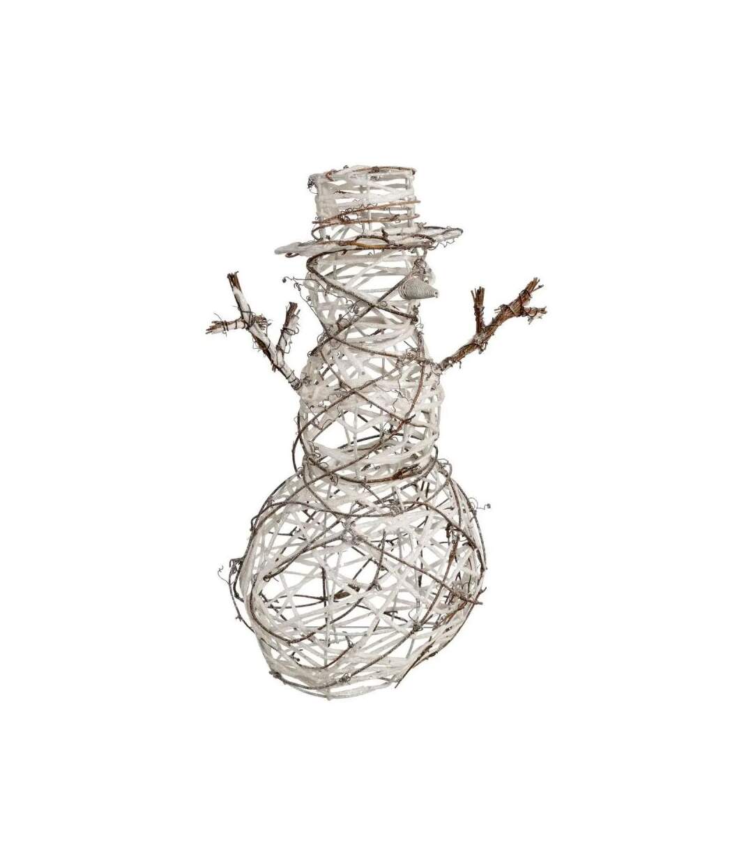 Bonhomme de Neige Marron Glacé 42cm Beige