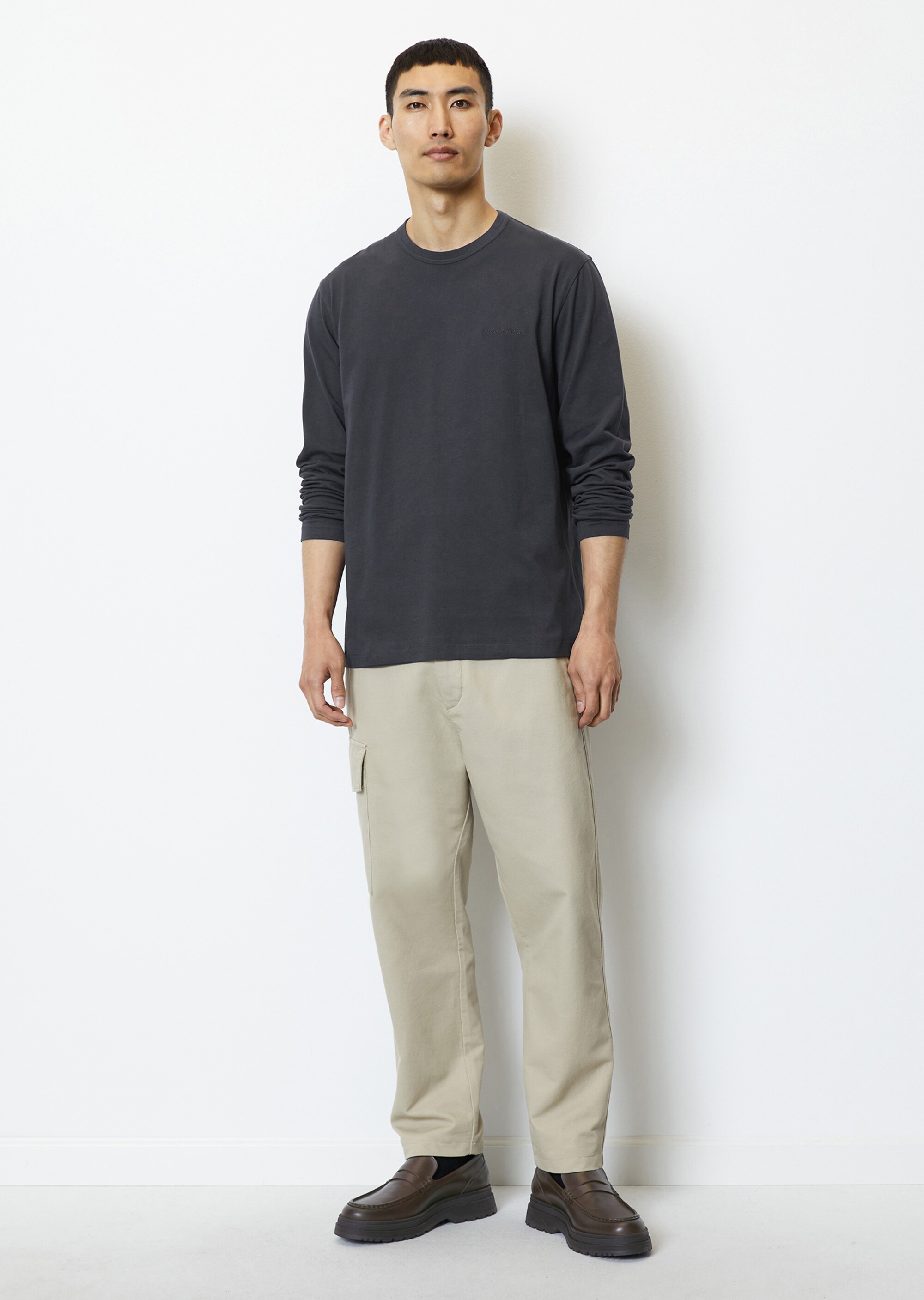 Longsleeve regular aus schwerer Jersey-Qualität