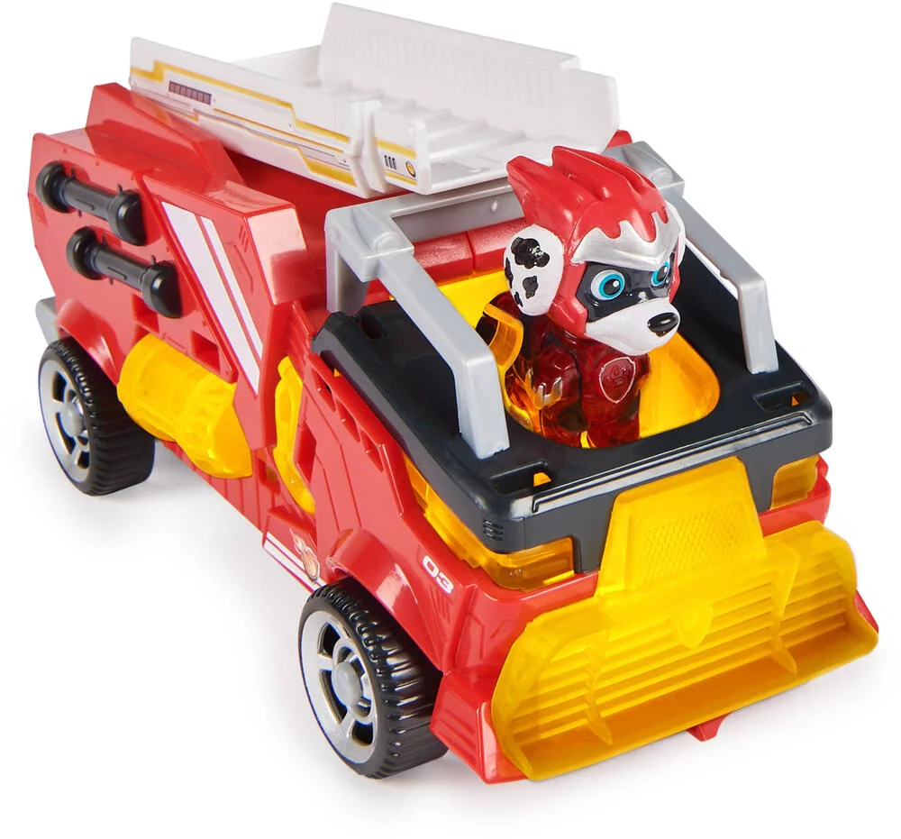 PAT'PATROUILLE - VEHICULE + FIGURINE MARCUS LA SUPER PATROUILLE - LE FILM