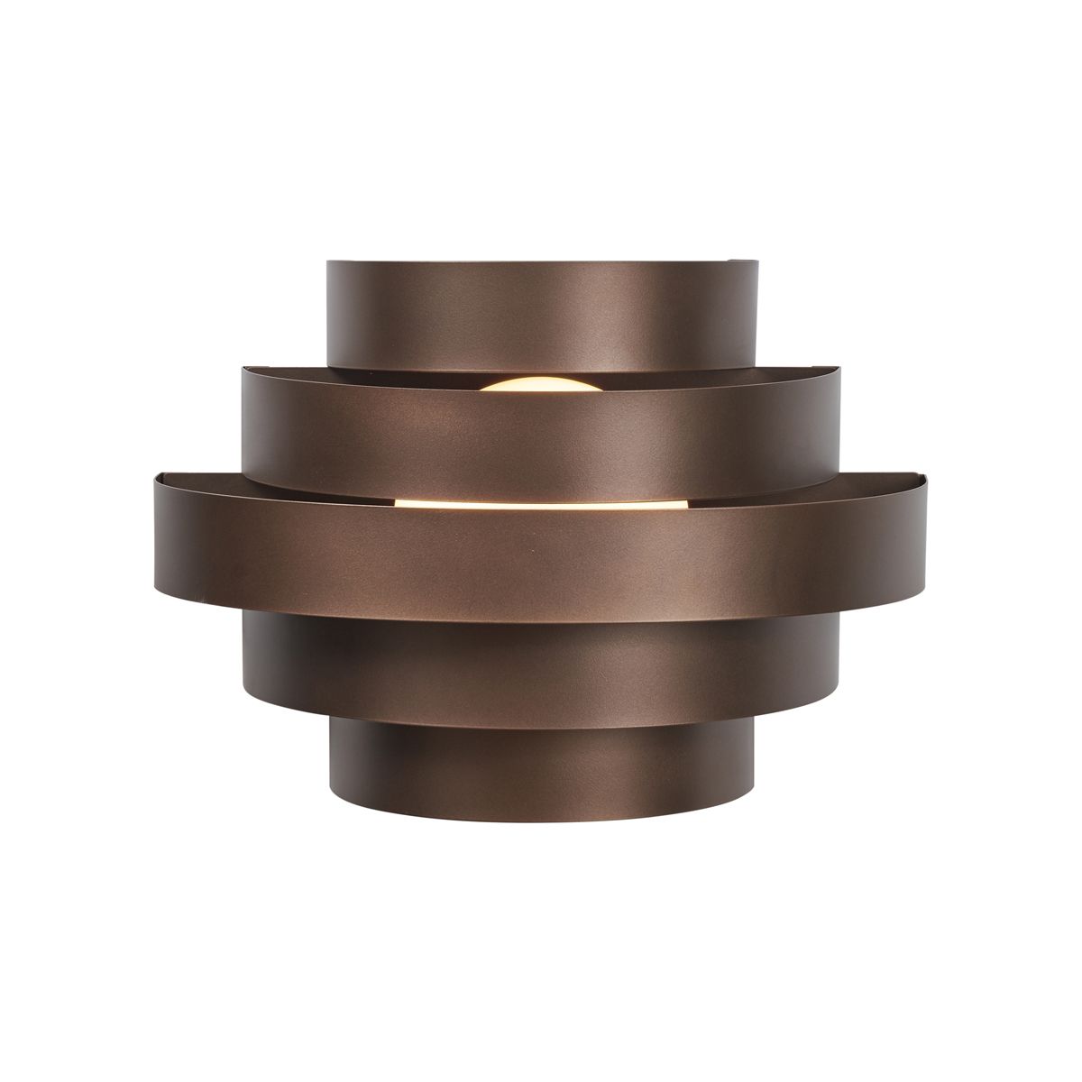 Moderne wandlamp brons incl. LED 3-staps dimbaar - Lines