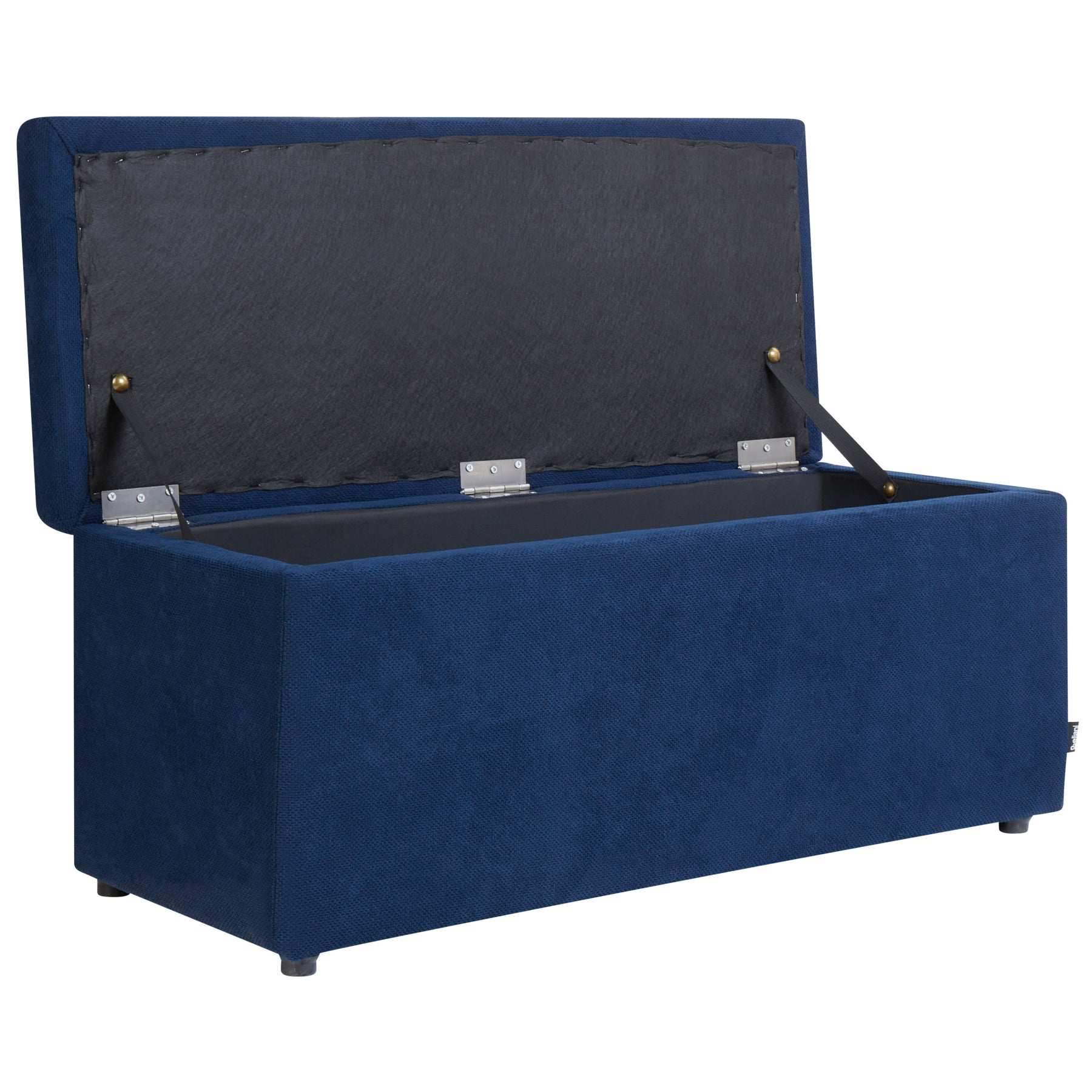 Beliani - OREM - Hocker - Marineblauw - Polyester