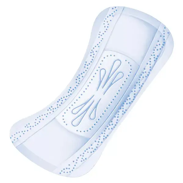 Absorventes anatômicos Hartmann Confiance Lady com 2 gotas de aloe vera, 14 unidades.