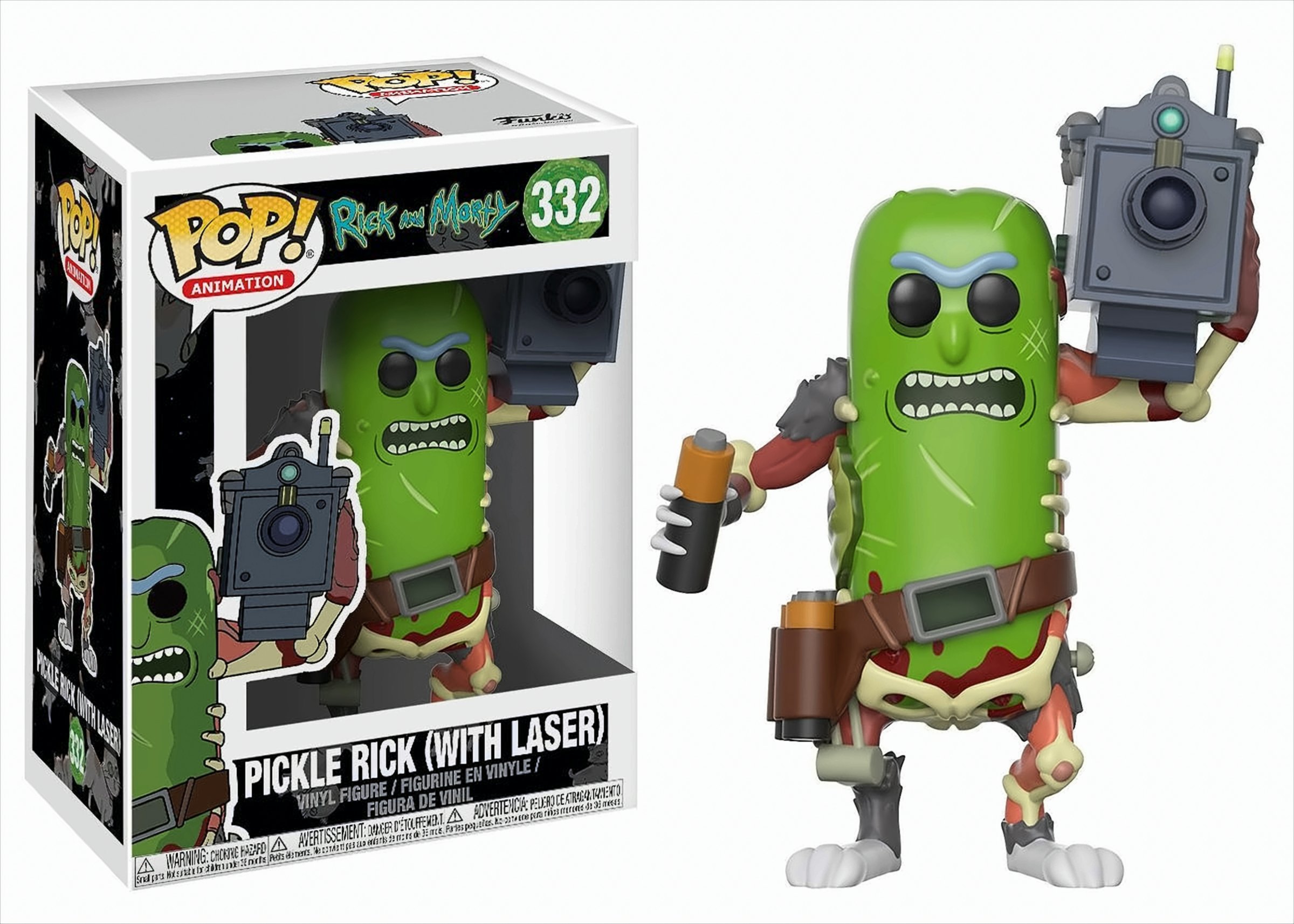 POP - Rick & Morty - Pickle Rick (with Laser)