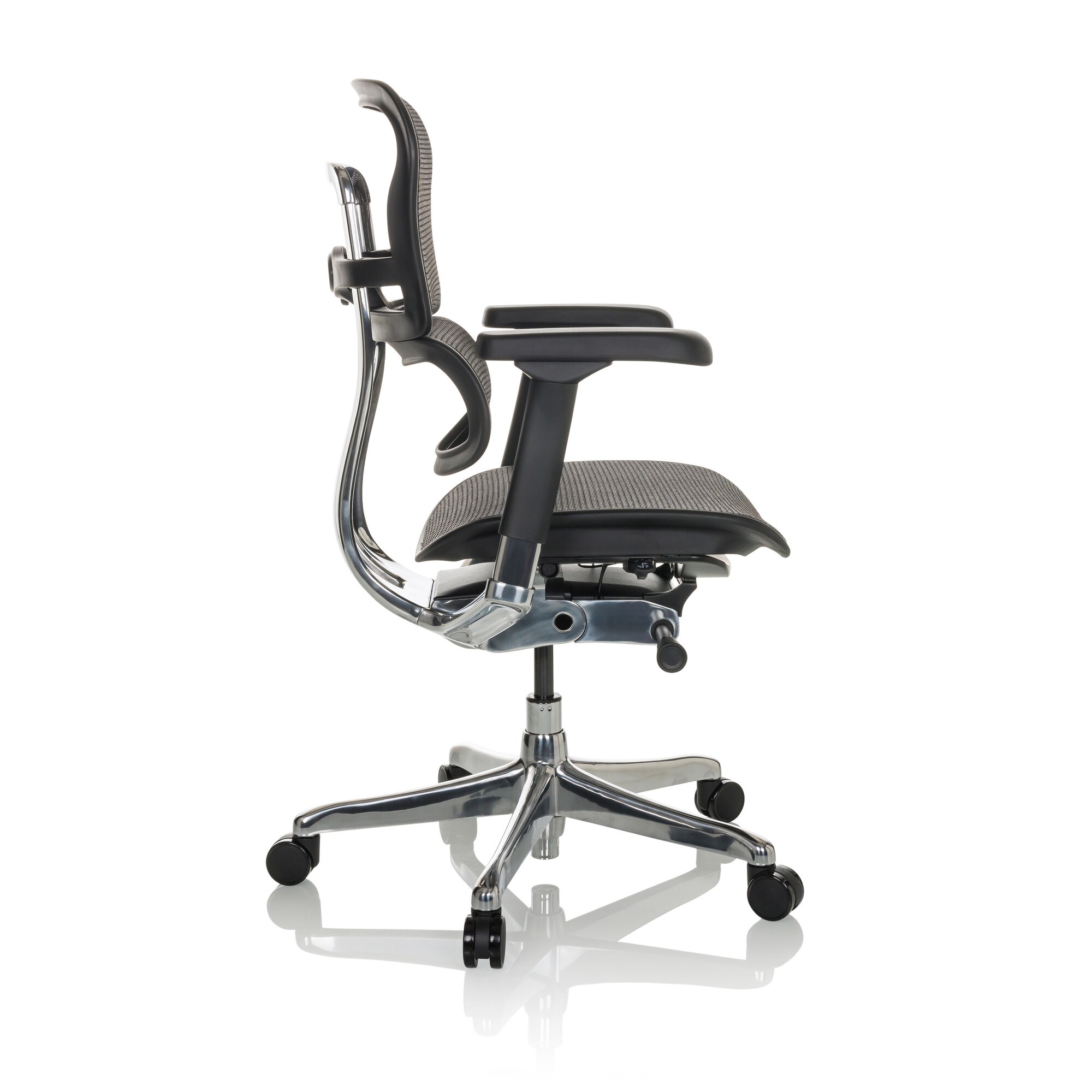 Luxus Chefsessel ERGOHUMAN BASE GEN2 Netzstoff mit Armlehnen (höhenverstellbar) hjh OFFICE