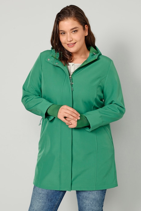Softshelljacke, 3x-Funktion, Kapuze, Taillen-Tunnelzug, Langarm