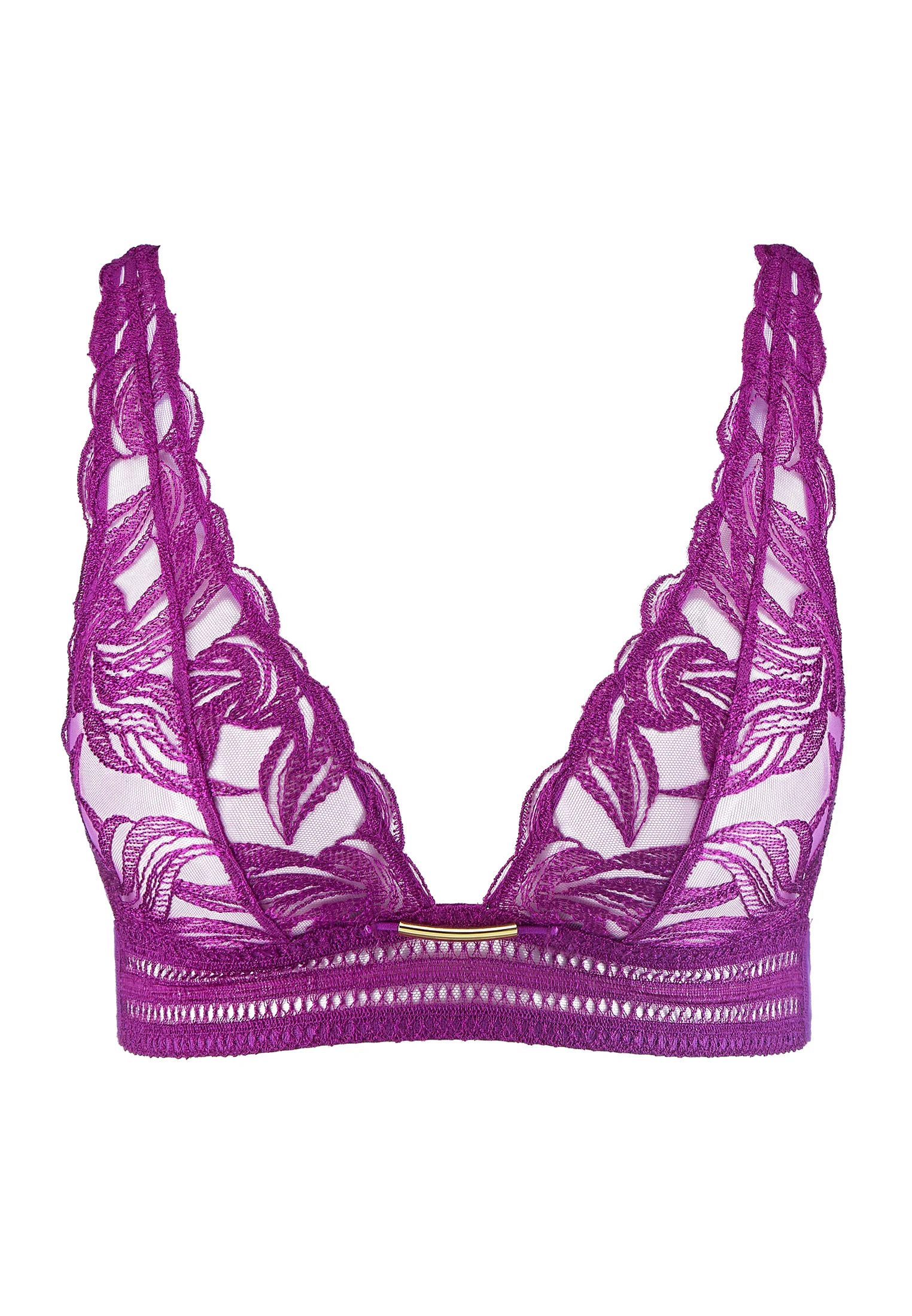 INTO THE GROOVE - Soutien-gorge triangle bralette | Violet