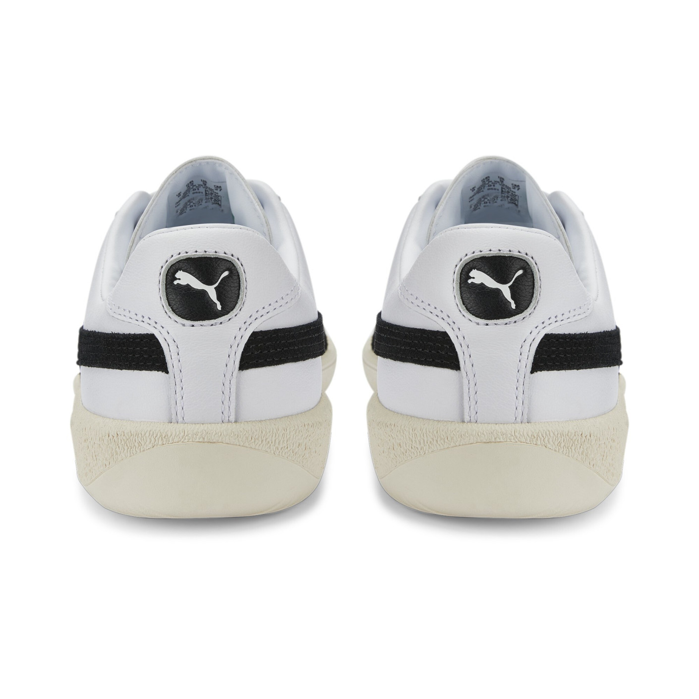PUMA Army Trainer Sneakers Wit Lichtgrijs Zwart Goud