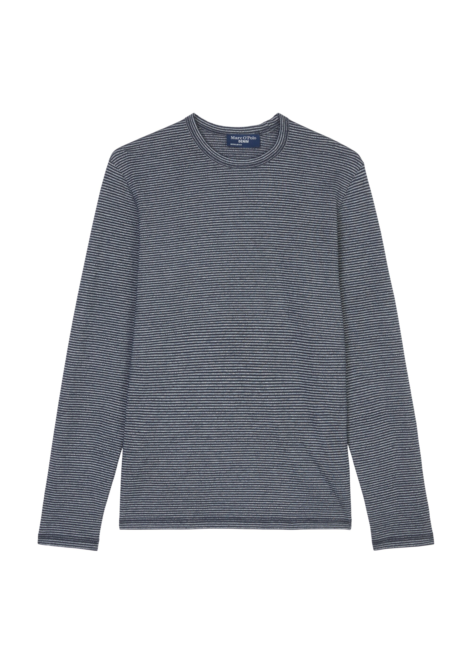 Longsleeve regular aus gestreiftem Grindle-Jersey