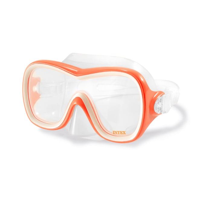 Tauchermaske - Wave Rider - 1 Stück, orange oder türkis