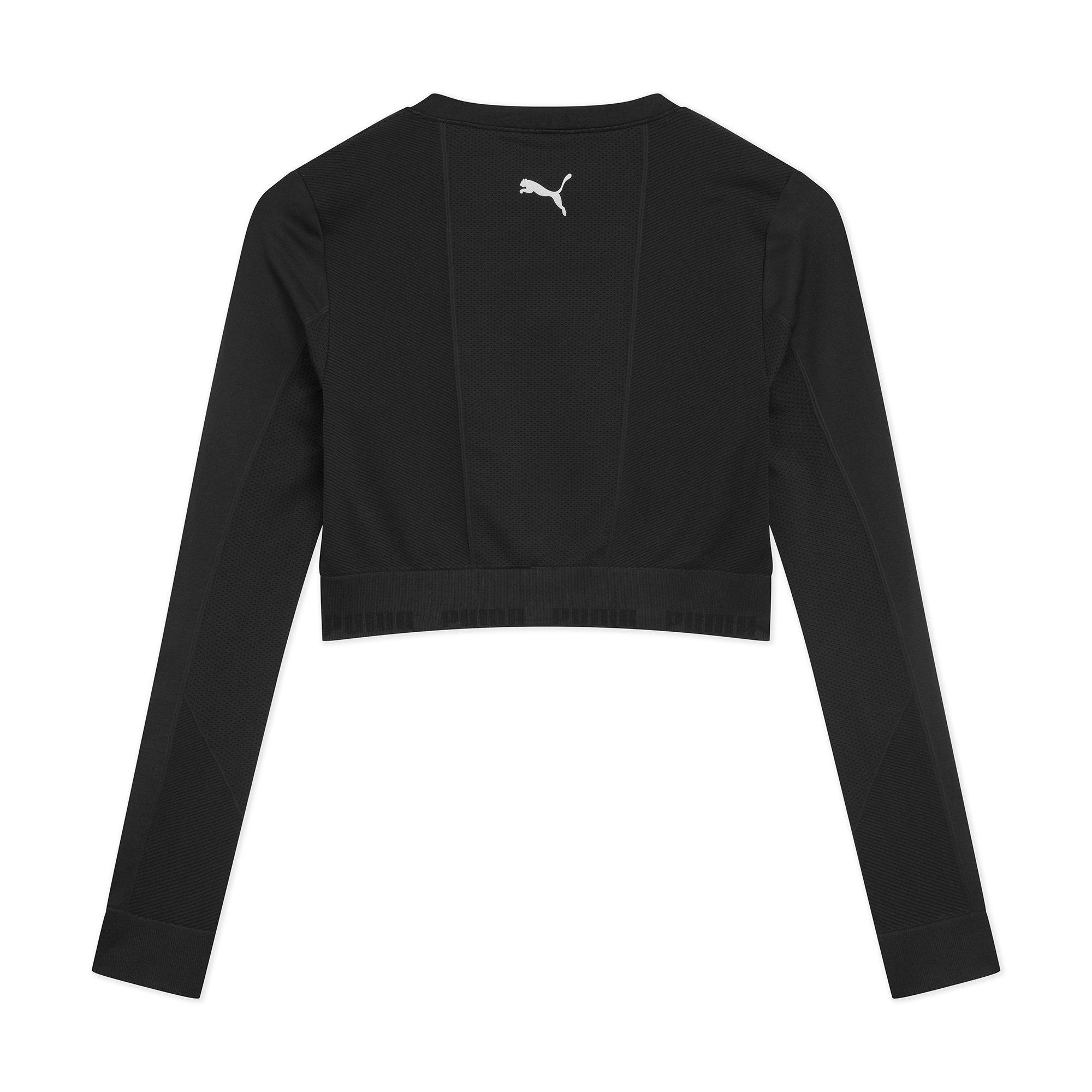 Puma Puma Evoknit Seamless Ls Crop Top Womens