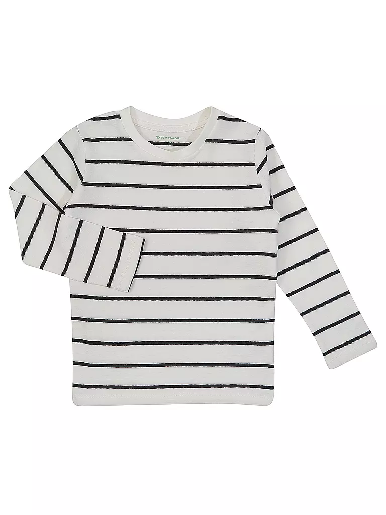 TOM TAILOR Jungen Langarmshirt weiss