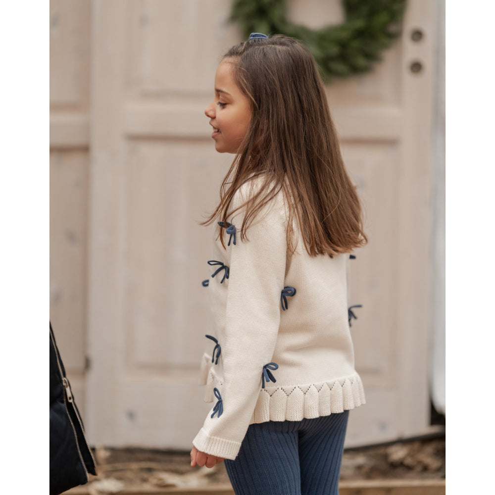 Køb Hanevild Ivory More Bows Sweater