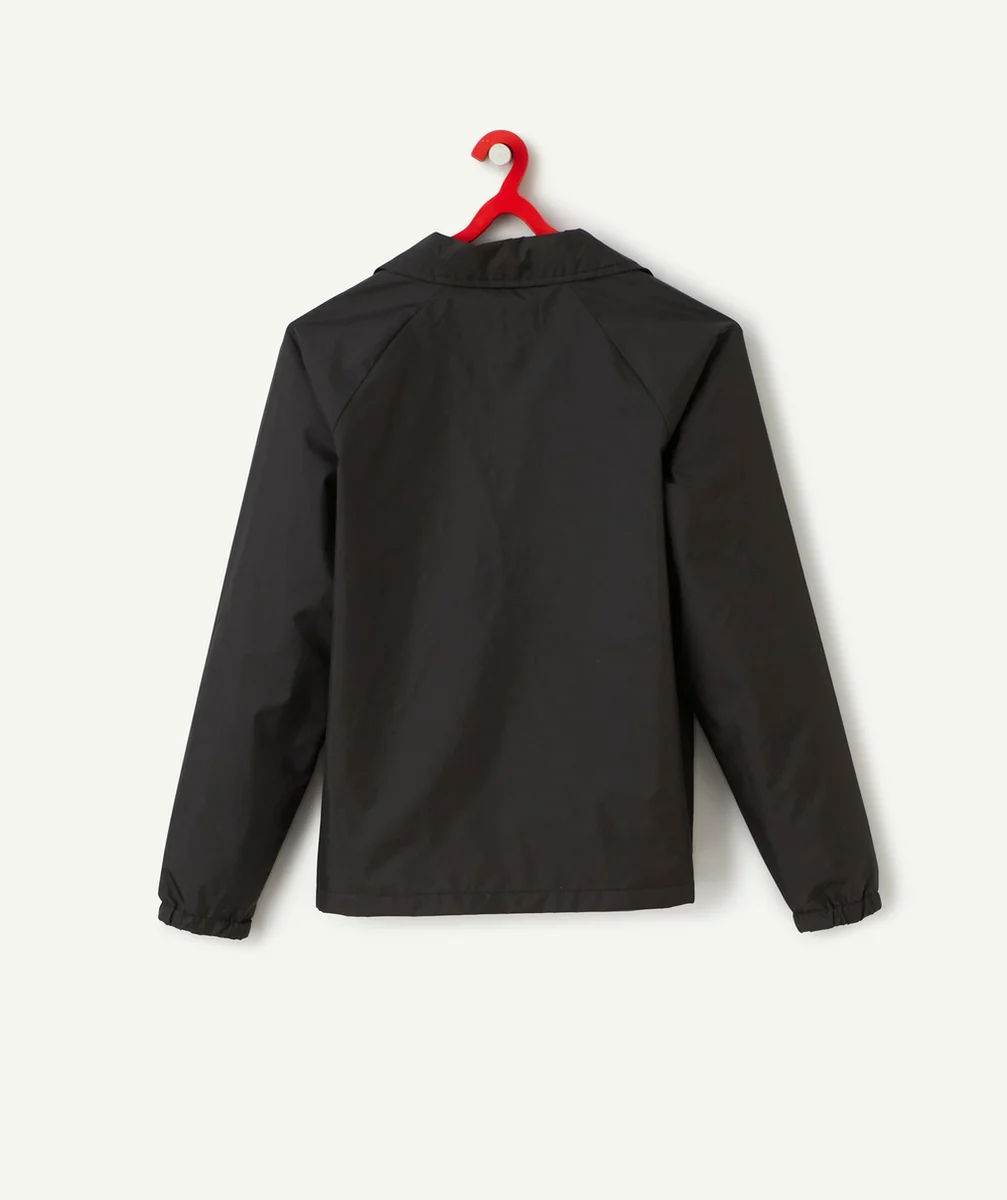 VANSVESTE NOIRE TORREY EN NYLON IMPERMÉABLE AVEC LOGO