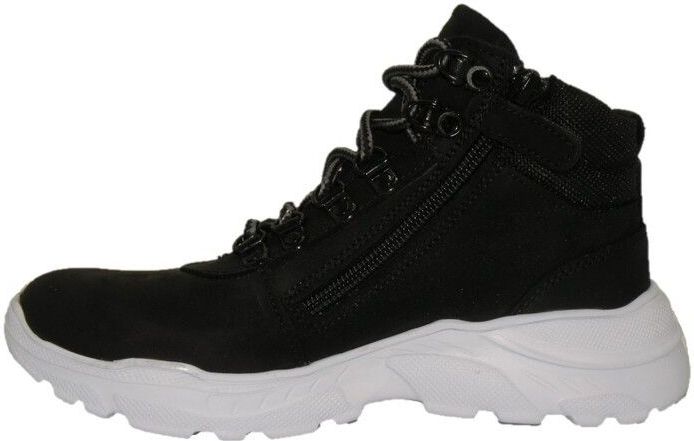 Track Style - Veterboots - Zwart - Leer