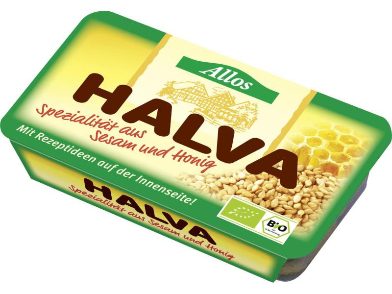 Allos Brotaufstrich Bio Halva Sesam und Honig 75 g Halva aus Sesam mit Honig