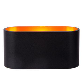 Lucide wandlamp Xera 16 cm zwart