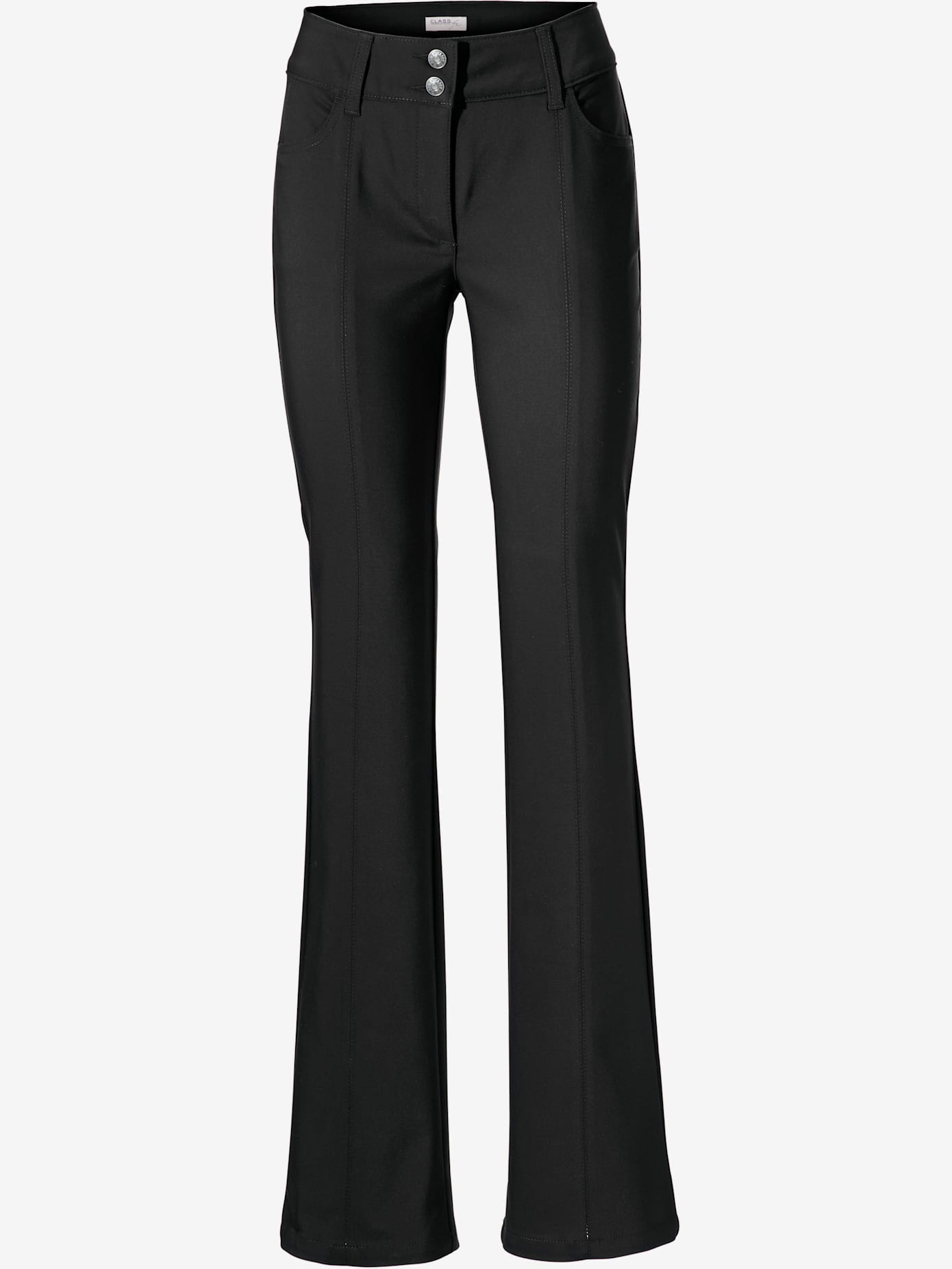 Pantalon effet ventre plat coupe bootcut tendance