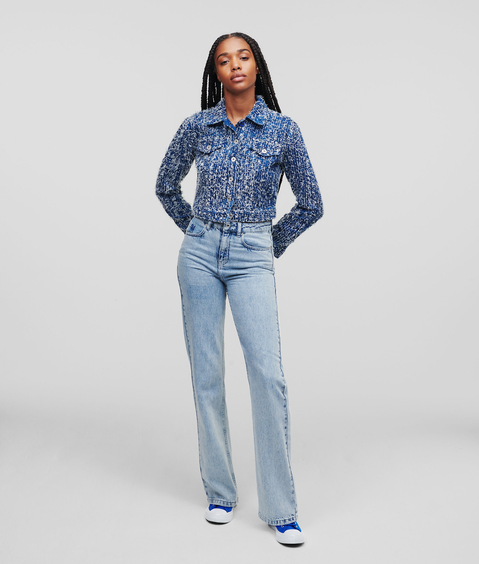 JEAN DROIT KLJ TAILLE HAUTE