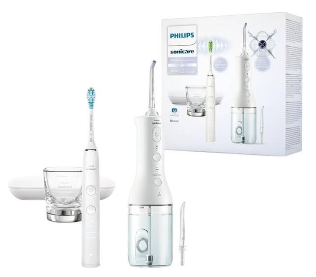 PHILIPS Sonicare Combo Pack DC 9000 & Power Flosser 3000 weiss/weiss 1 Stk