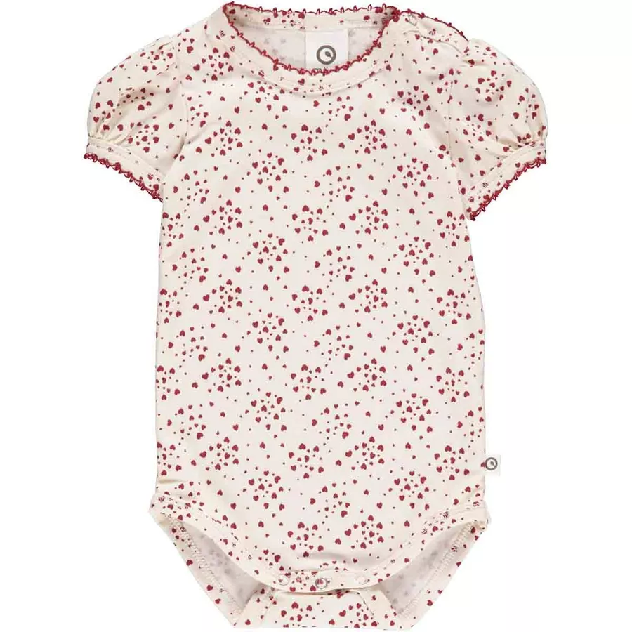 Müsli Kurzarmbody ButtercreamBerryred