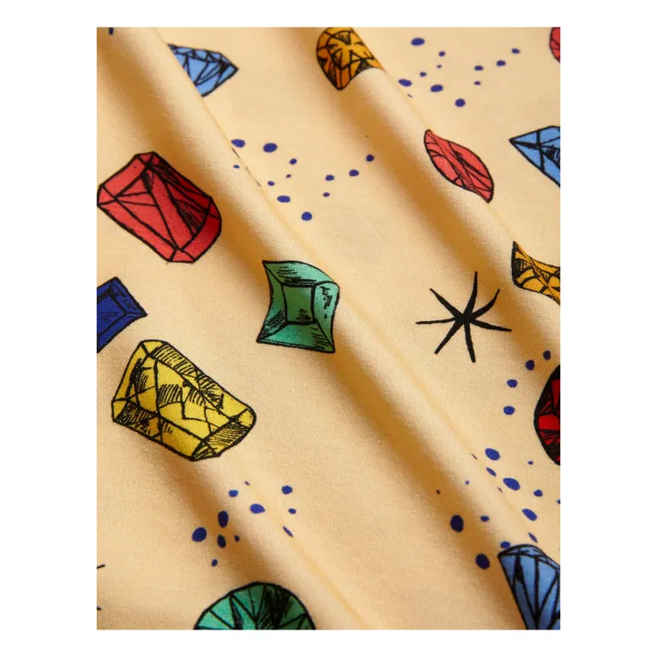Mini Rodini T-Shirt Lyocell Bijoux | Crème