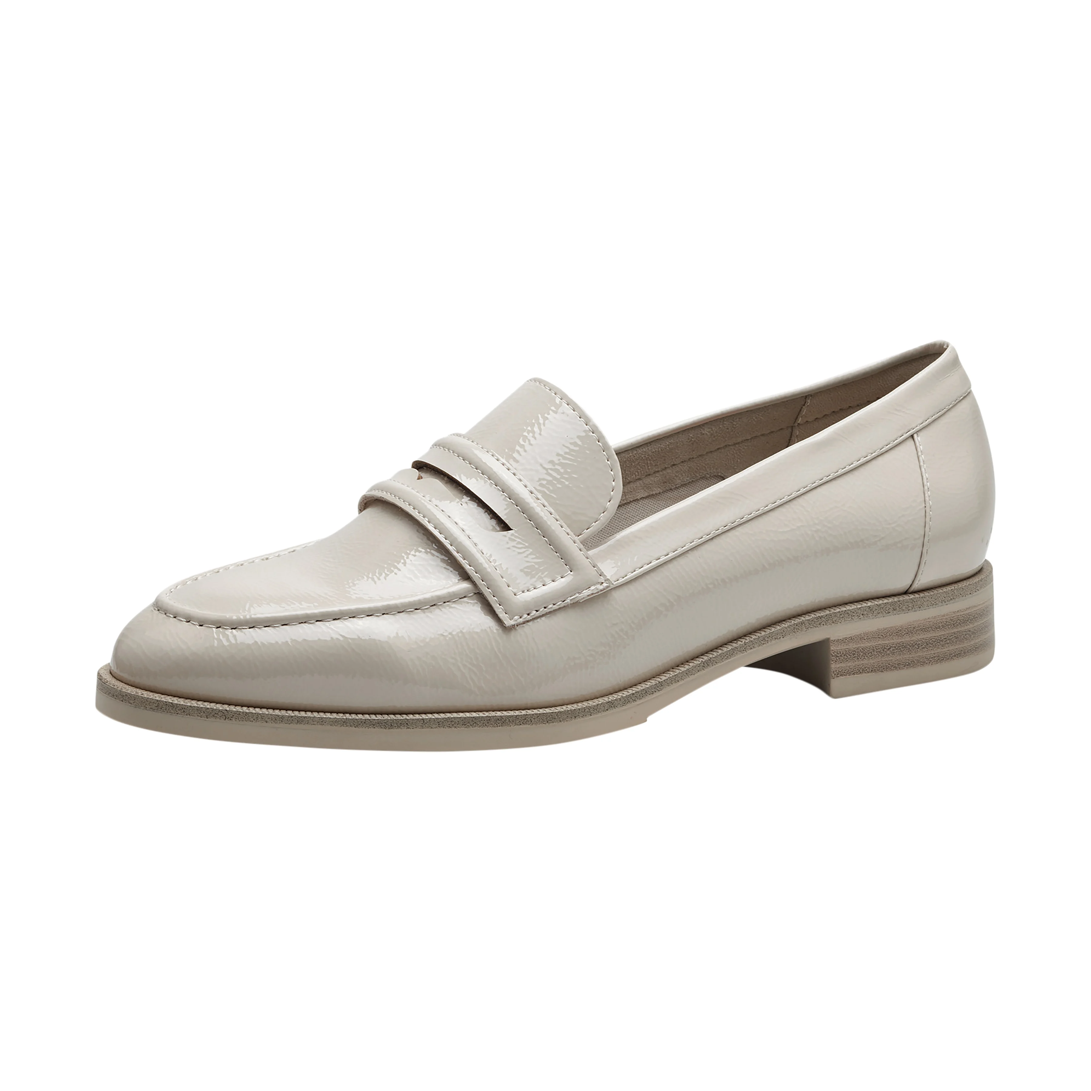Mocassins en cuir | Beige