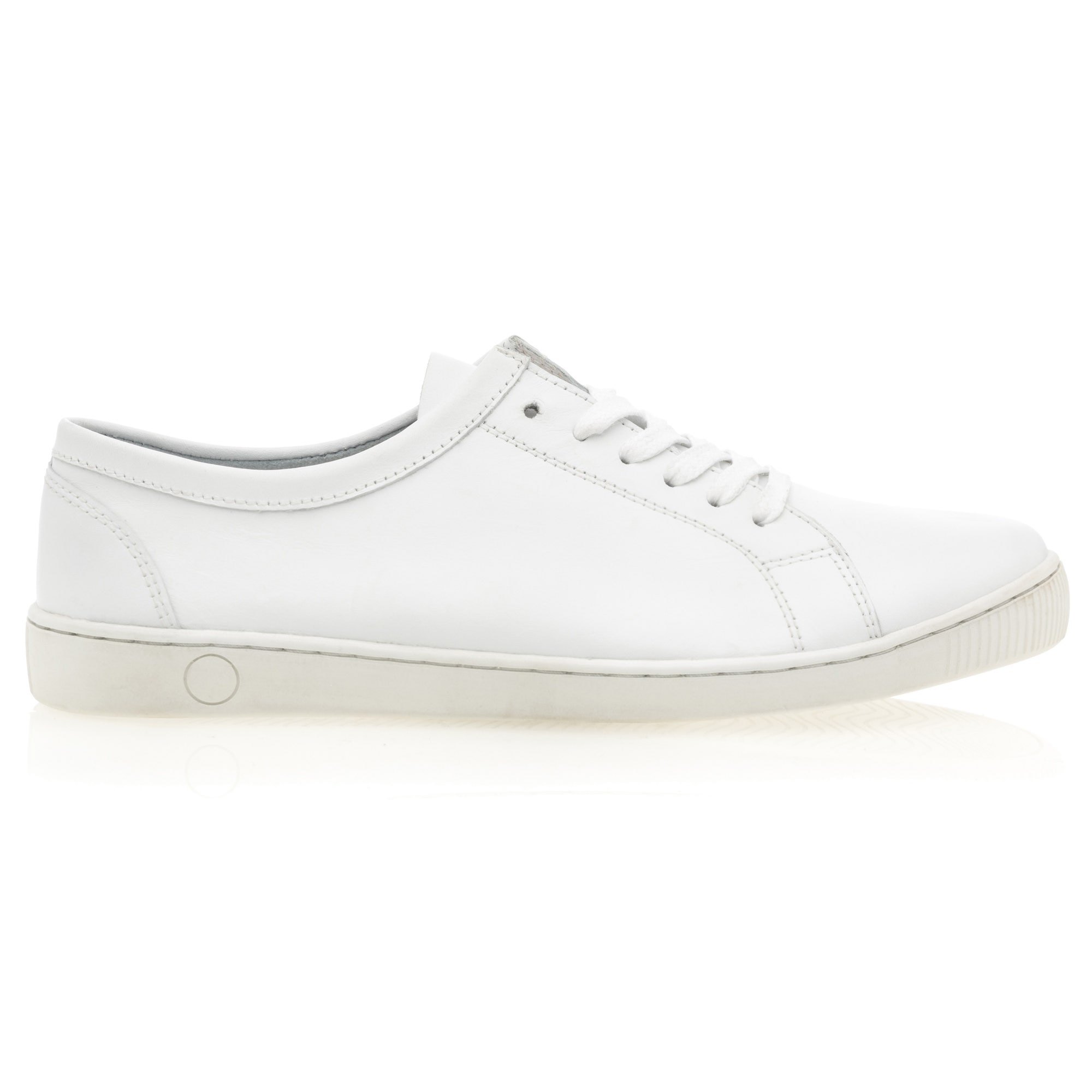 Baskets basses Femme en cuir blanc